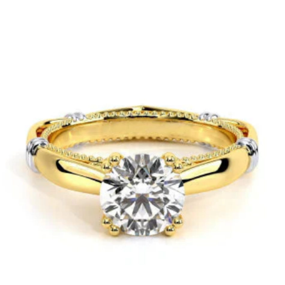 Anel Solitário De Ouro 18k Diamante Noivado 30 pts persian A2