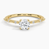 Anel de Noivado Solitário De Diamante Ouro 18k Delicate | New | anel-de-noivado, diamante, Diamantes, noivado, pink, white, yellow | AUREA FINE JEWELRY