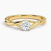 Anel De Noivado Ouro 18k Diamantes Solitario signature | New | anel-de-noivado, Anéis, diamante, Diamantes, noivado, pink, promo, white, yellow | AUREA FINE JEWELRY
