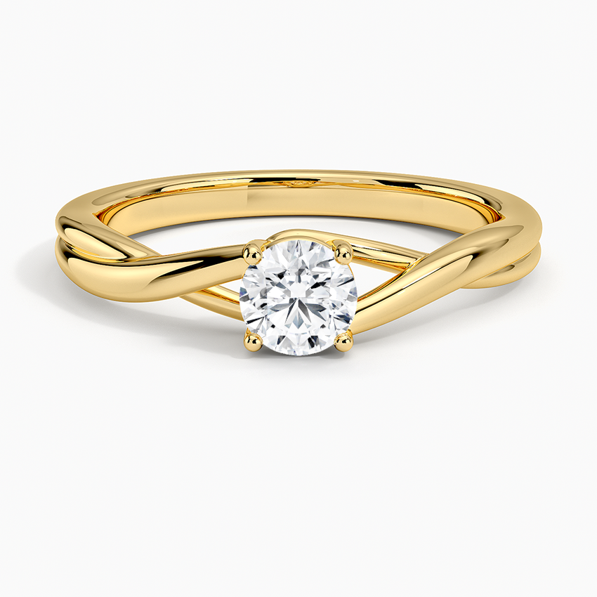Anel De Noivado Ouro 18k Diamantes Solitario signature | New | anel-de-noivado, Anéis, diamante, Diamantes, noivado, pink, promo, white, yellow | AUREA FINE JEWELRY