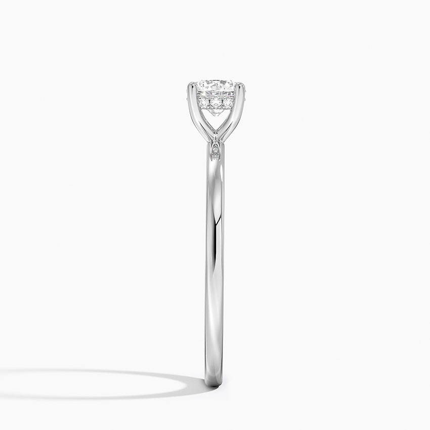 Anel de Noivado Solitario De Diamante Ouro 18k Life