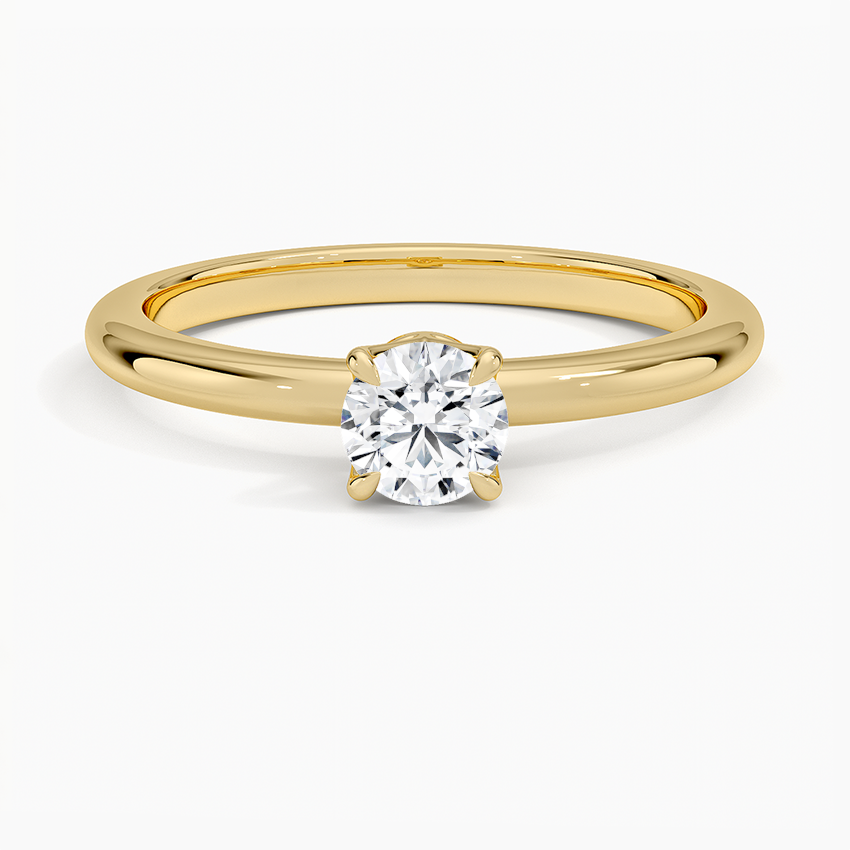 Anel de Noivado Solitario De Diamante Ouro 18k Yves | New | anel-de-noivado, diamante, Diamantes, noivado, promo, yellow | AUREA FINE JEWELRY