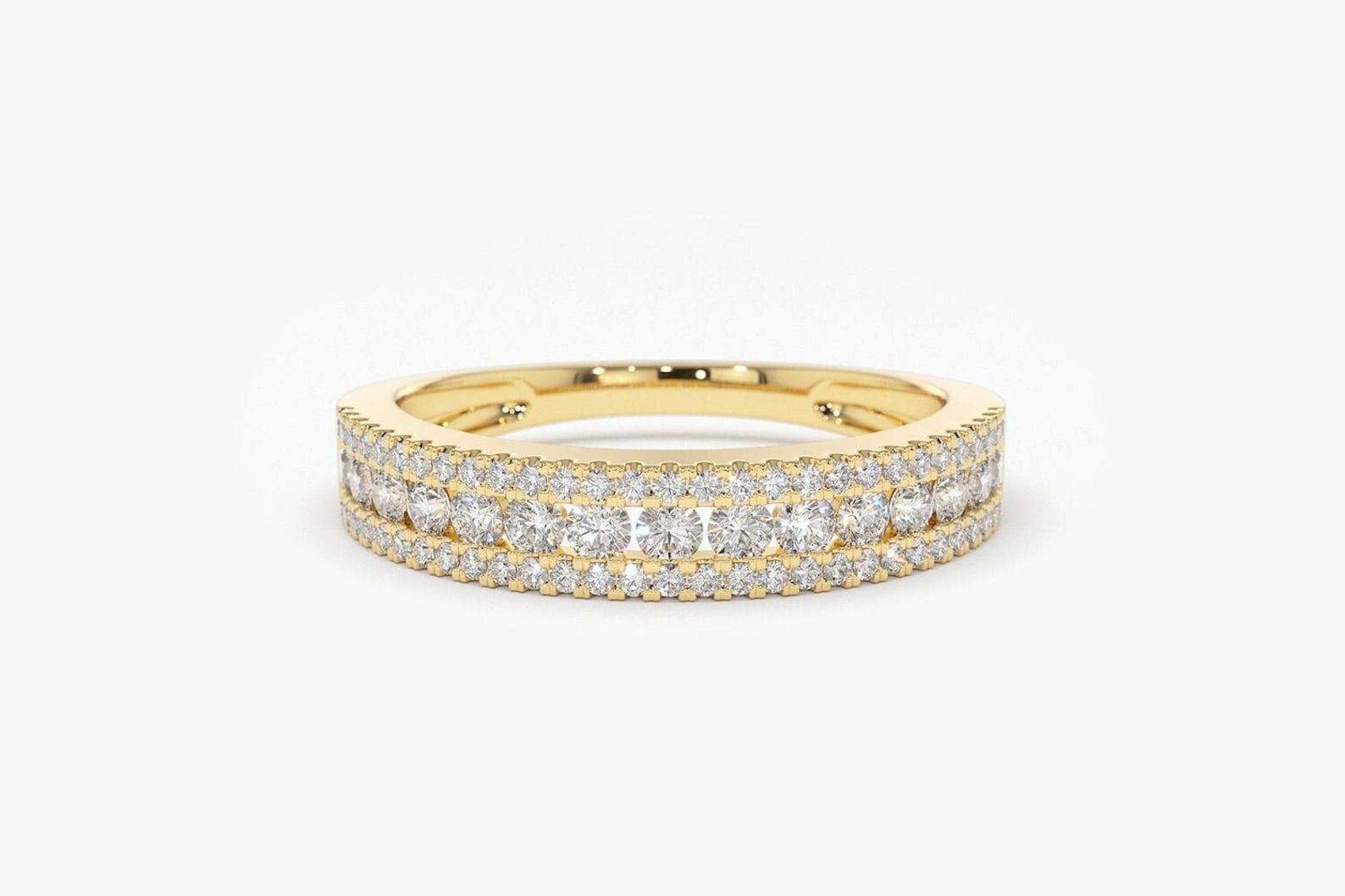 Anel Solitário De Noivado Ouro 18k Aparador Diamantes Alice | New | Aparadores, diamante, yellow | AUREA FINE JEWELRY