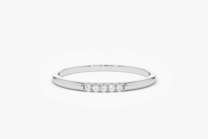 Anel solitário de ouro feminino noivado Diamante Aparador meia aliança