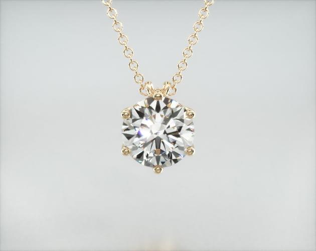 Colar Corrente Feminina Ouro18k Solitario Diamante Luxo Vieiras 70 pontos