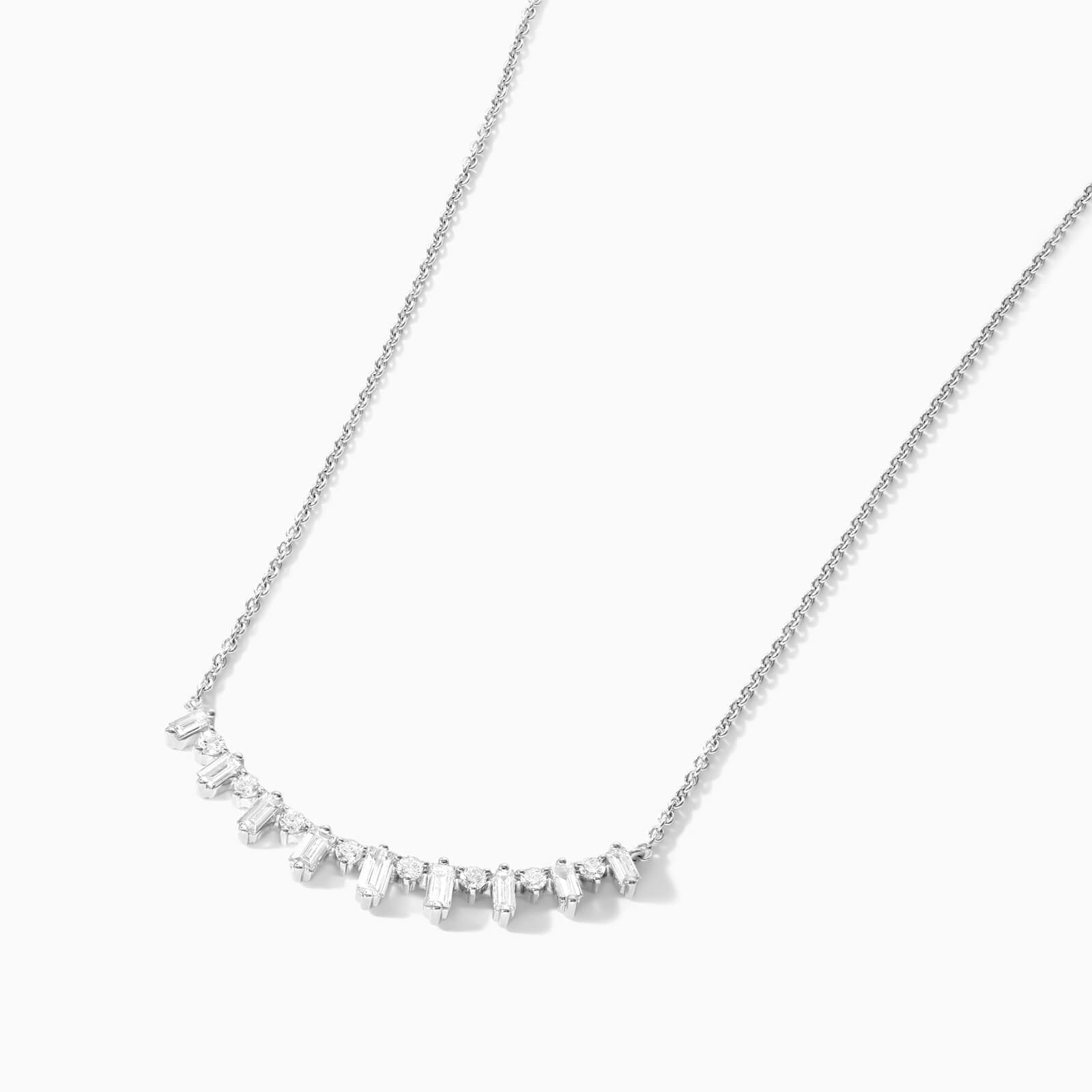 Corrente feminina em Ouro 18k diamantes barra luxo | diamante, white | AUREA FINE JEWELRY
