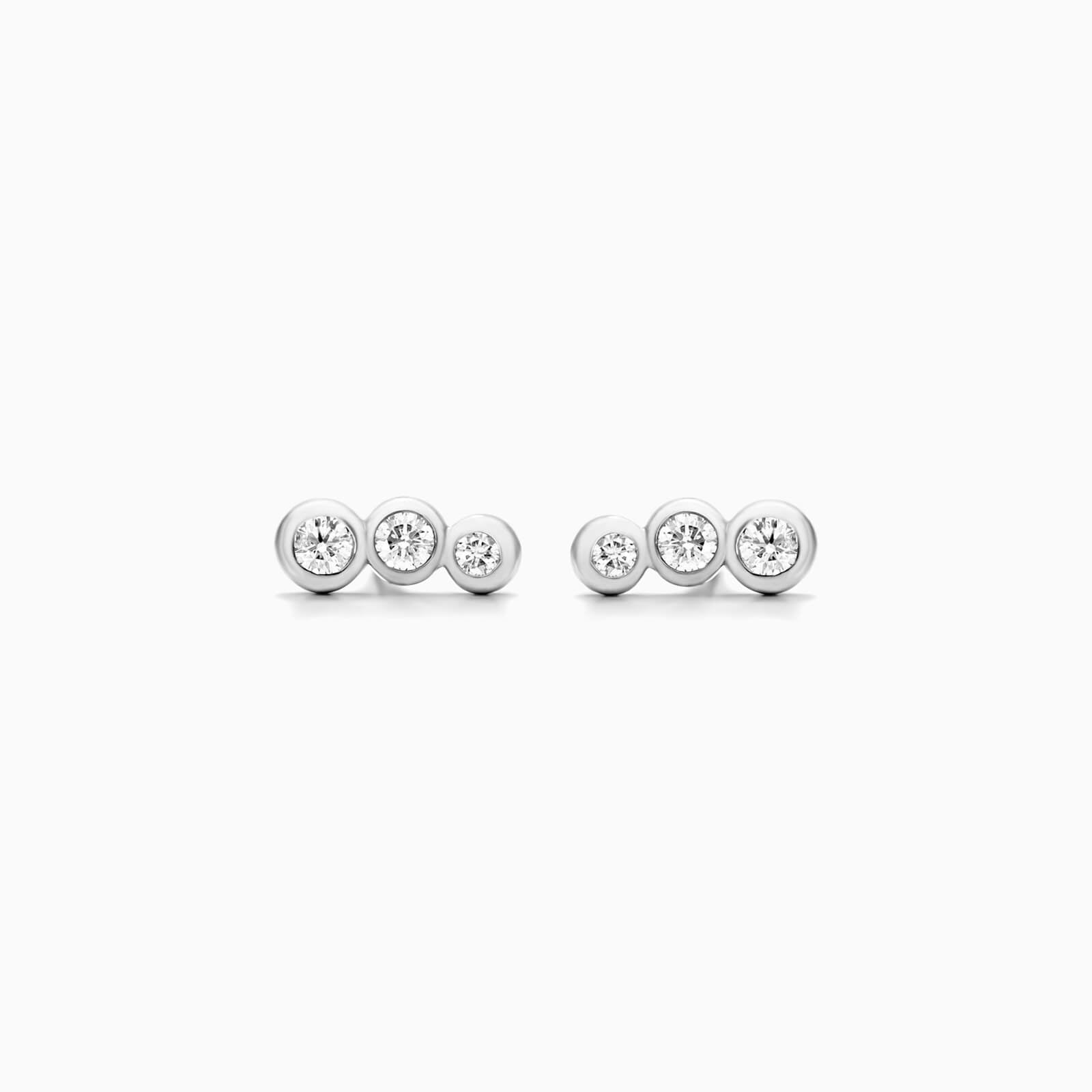 Brinco de Ouro 18k feminino Lins Diamantes Luxo | New | Brincos, diamante, white | AUREA FINE JEWELRY