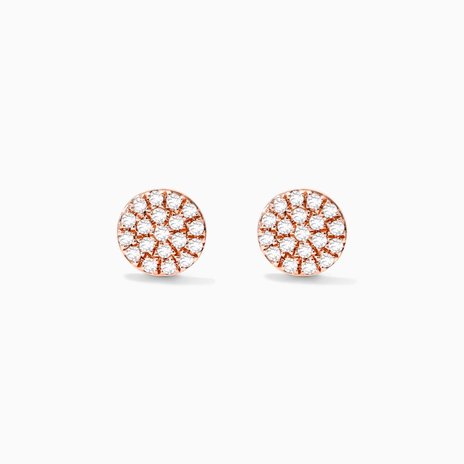 Brinco de Ouro 18k feminino Diamantes Circle III Luxo | New | Brincos, diamante, pink | AUREA FINE JEWELRY