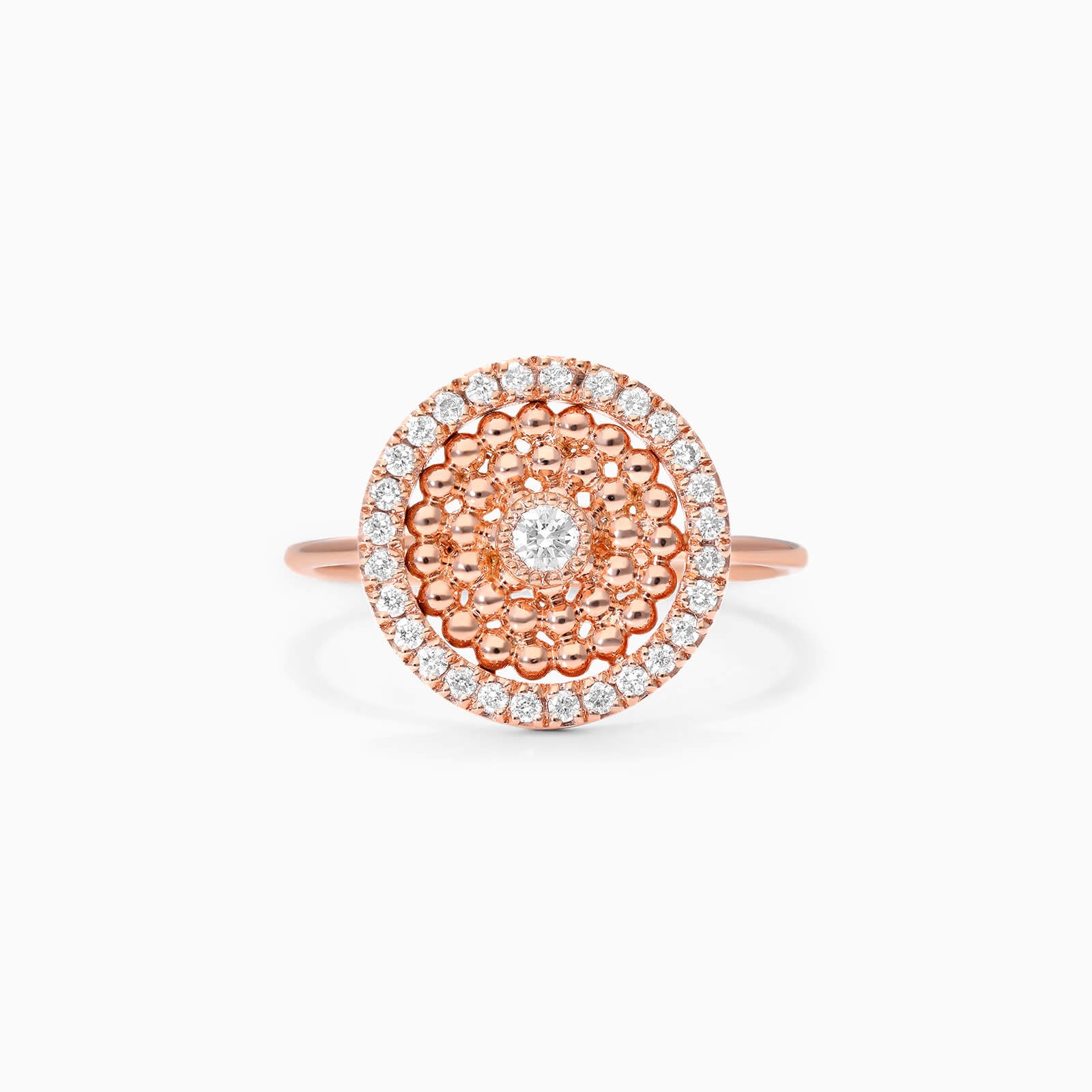 Anel feminino em Ouro 18k c/ Diamantes Brilhantes Pave | New | Anéis, diamante, pink | AUREA FINE JEWELRY