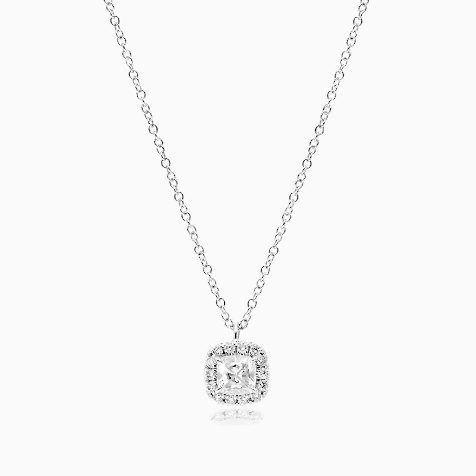 Corrente Feminina em Ouro 18k Ponto de luz Diamantes Luxo