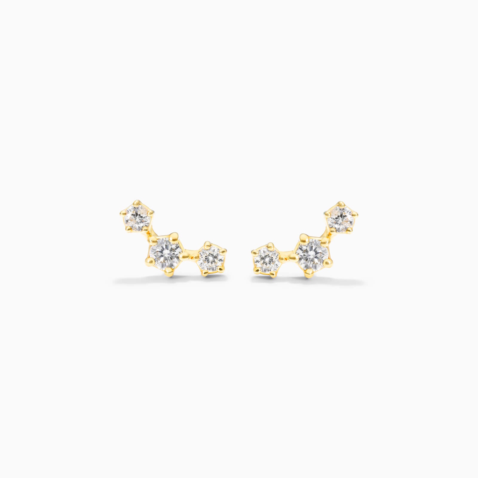 Brinco de Ouro 18k feminino Diamantes Constelar Luxo | New | Brincos, diamante, yellow | AUREA FINE JEWELRY