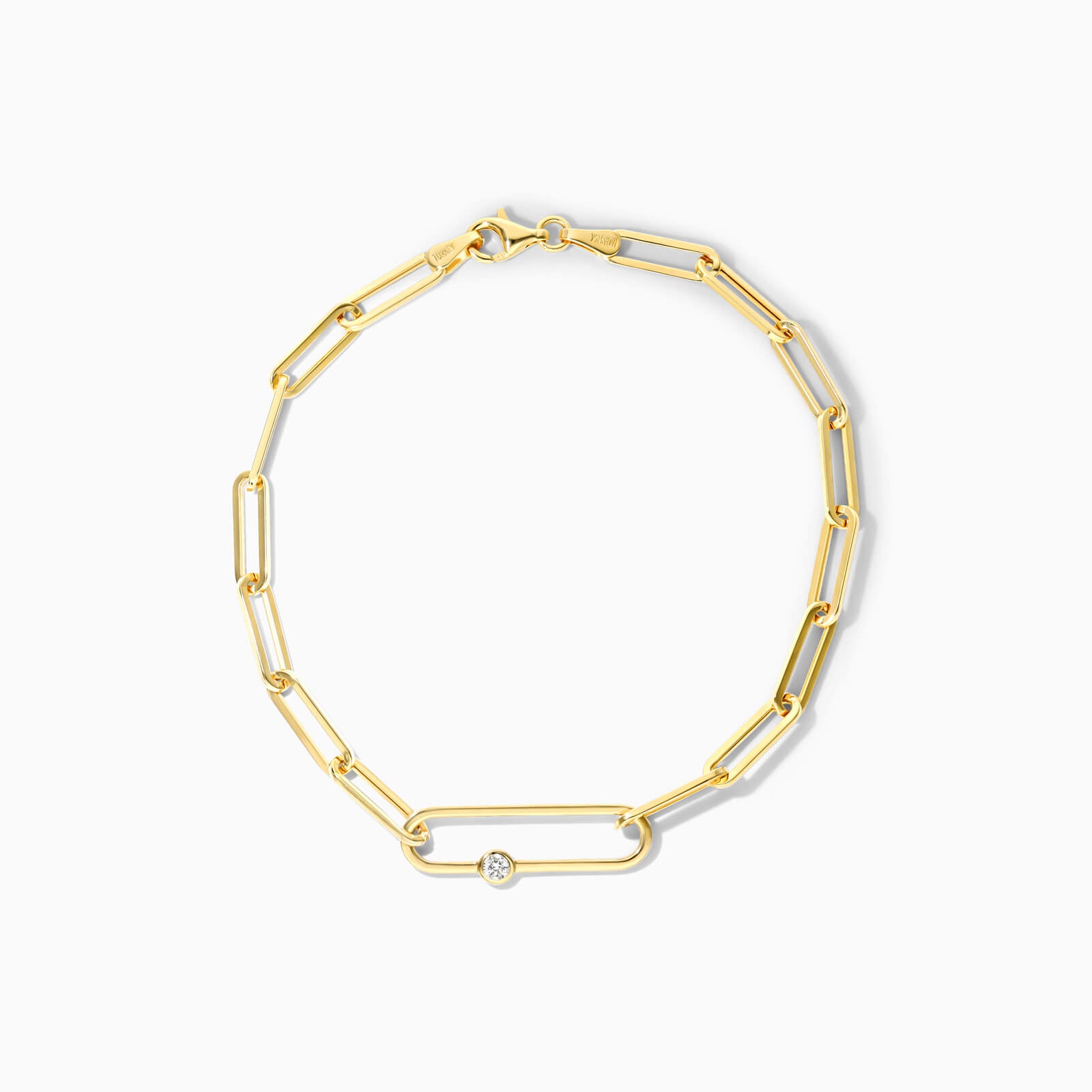 Pulseira Feminina de Ouro 18k Diamantes