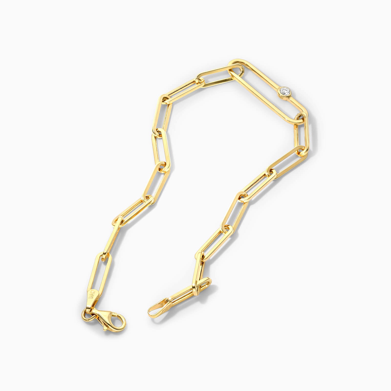 Pulseira Feminina de Ouro 18k Diamantes