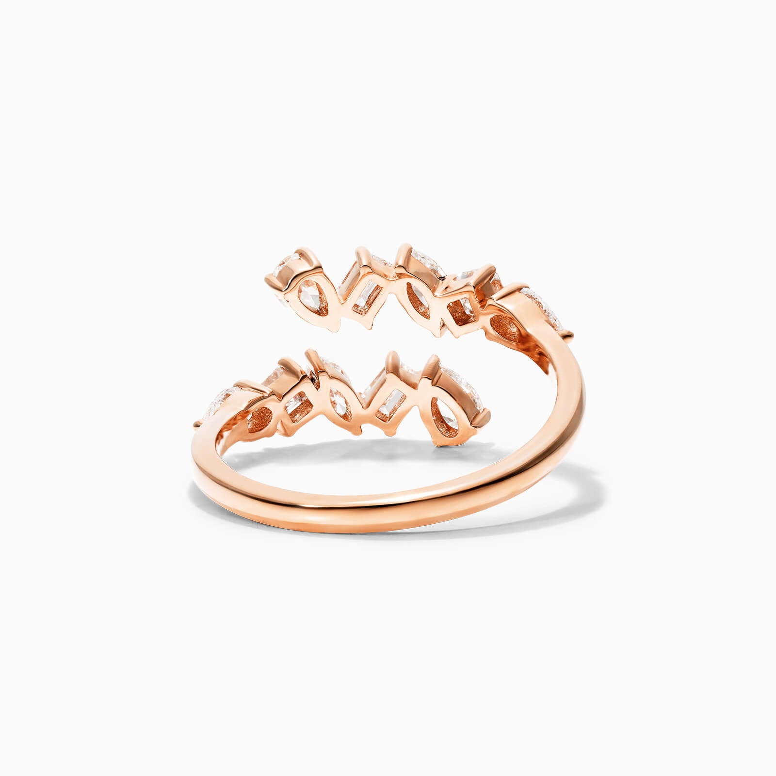 Anel De Ouro 18k Luxo de Diamantes Variados - AUREA FINE JEWELRY