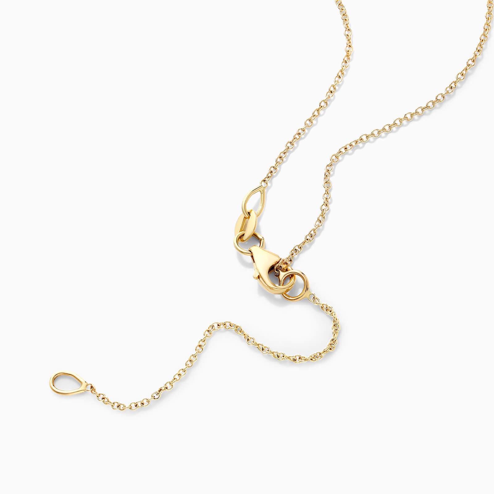 Corrente feminina em Ouro 18k diamantes coração luxo