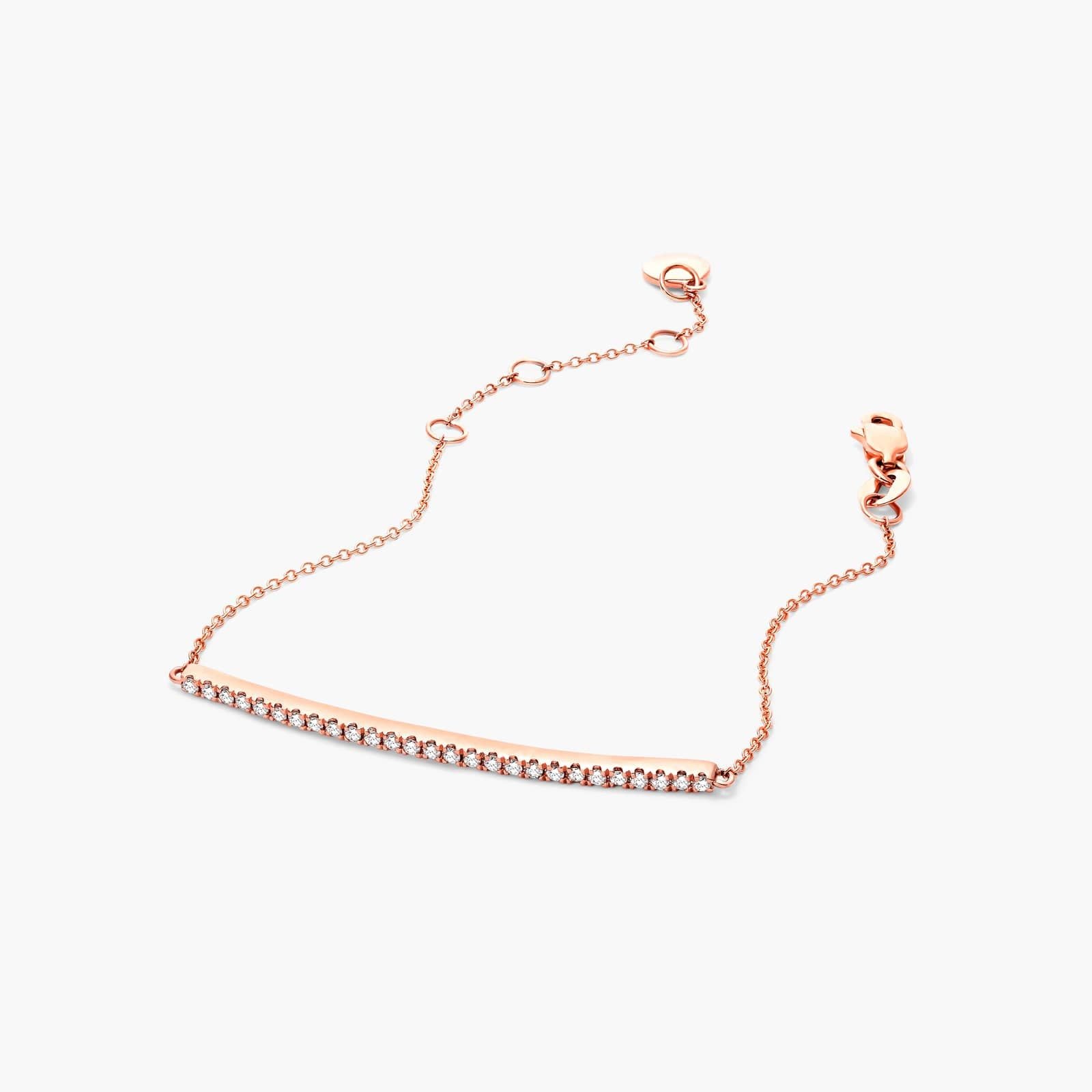 Pulseira Feminina de Ouro 18k Diamantes