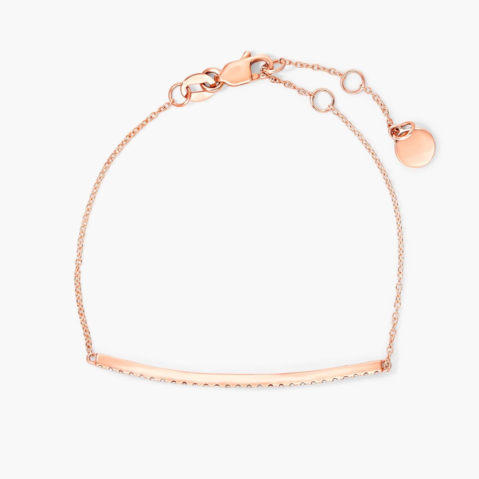 Pulseira Feminina de Ouro 18k Diamantes