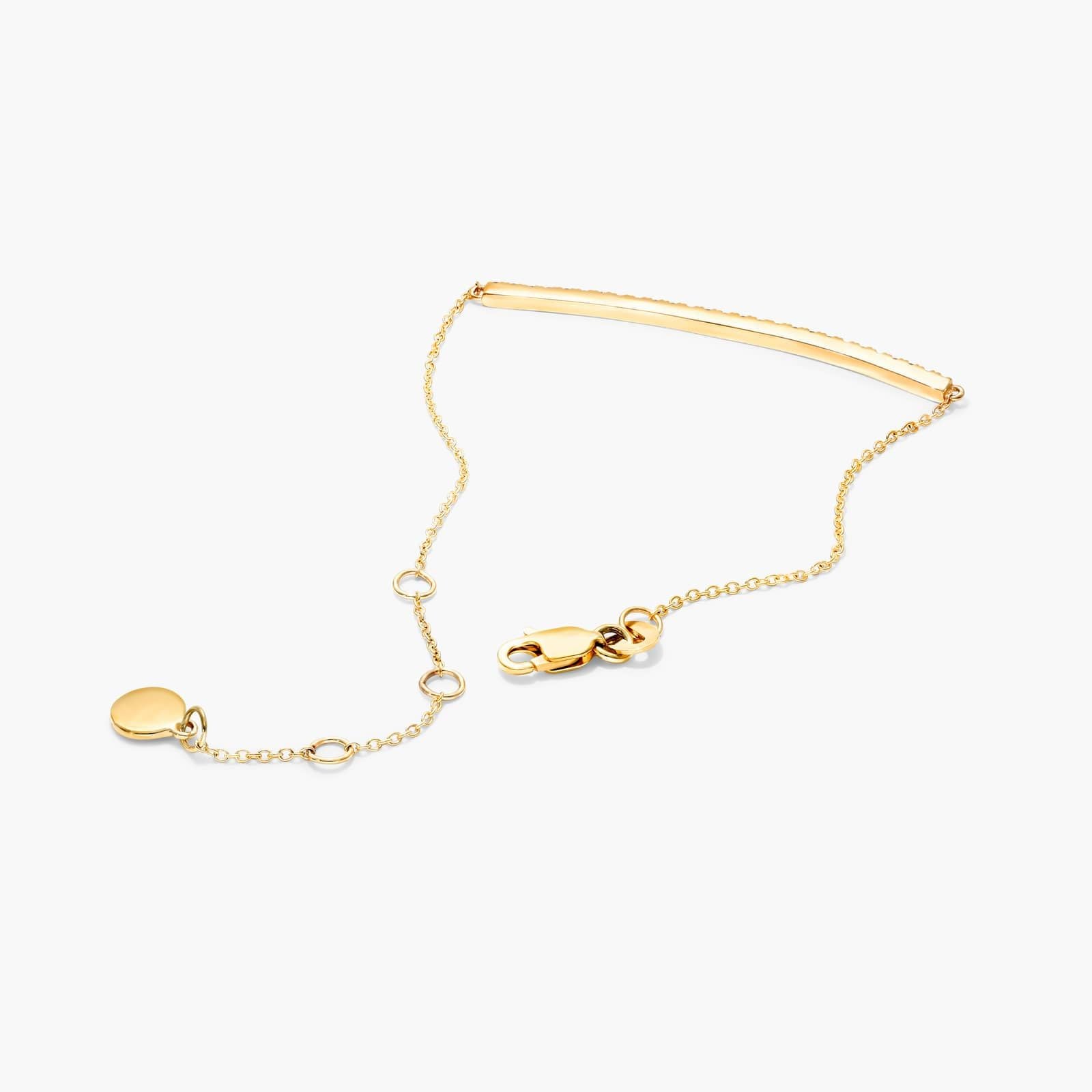 Pulseira Feminina de Ouro 18k Diamantes