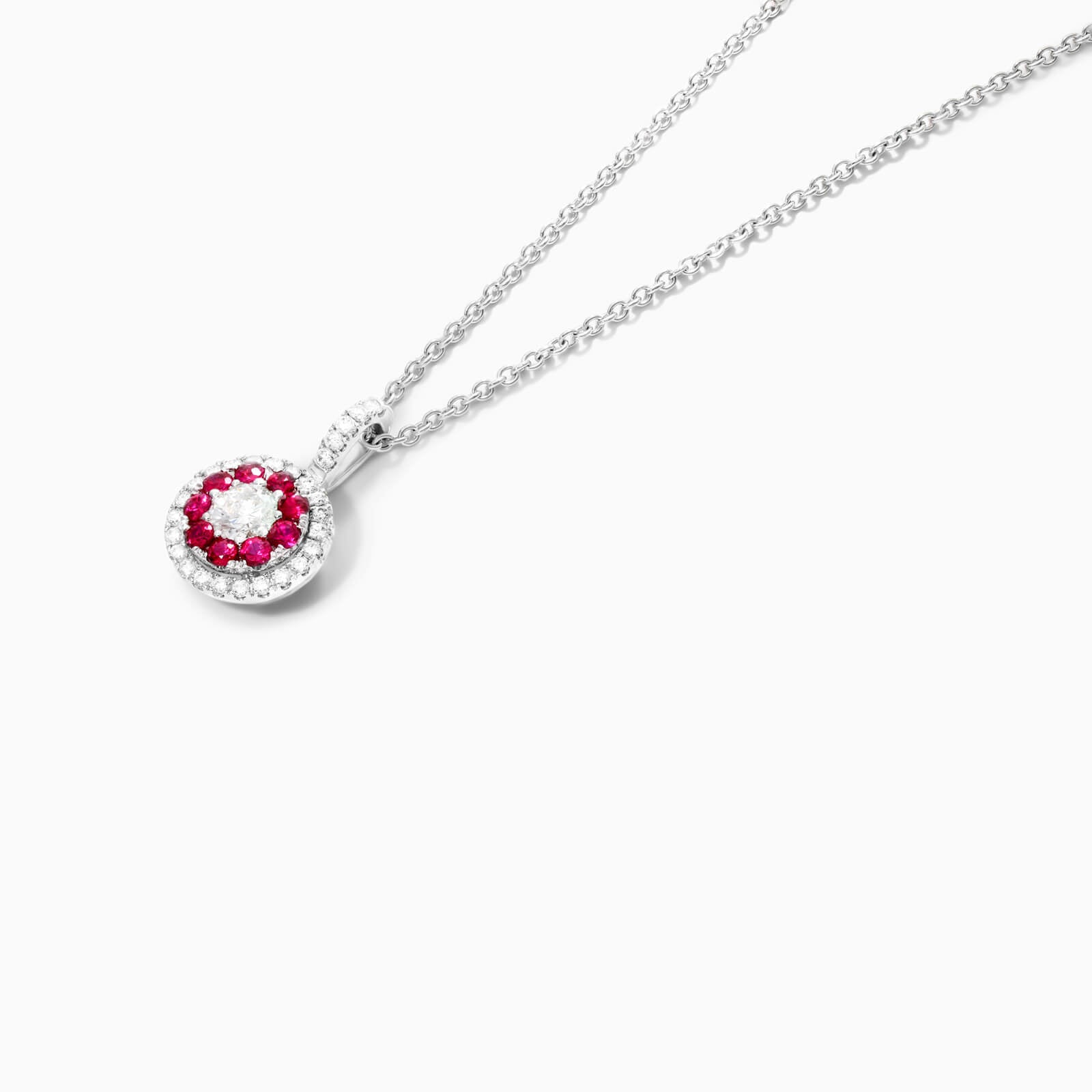 Corrente feminina em Ouro 18k diamantes e Rubis Luxo | diamante, rubi, white | AUREA FINE JEWELRY