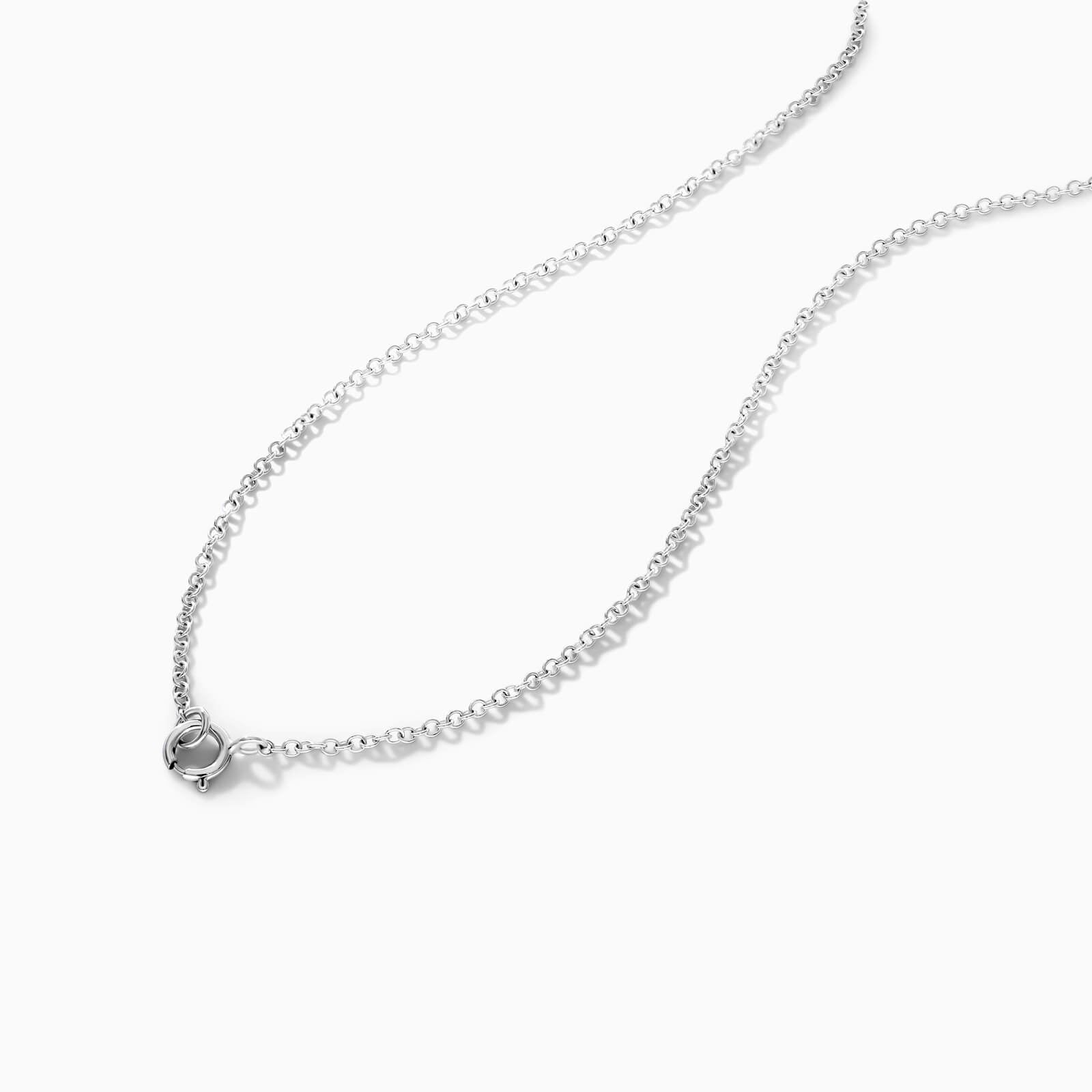 Colar Feminina De Ouro Branco 18k C/ Pingente De Esmeraldas e Diamantes