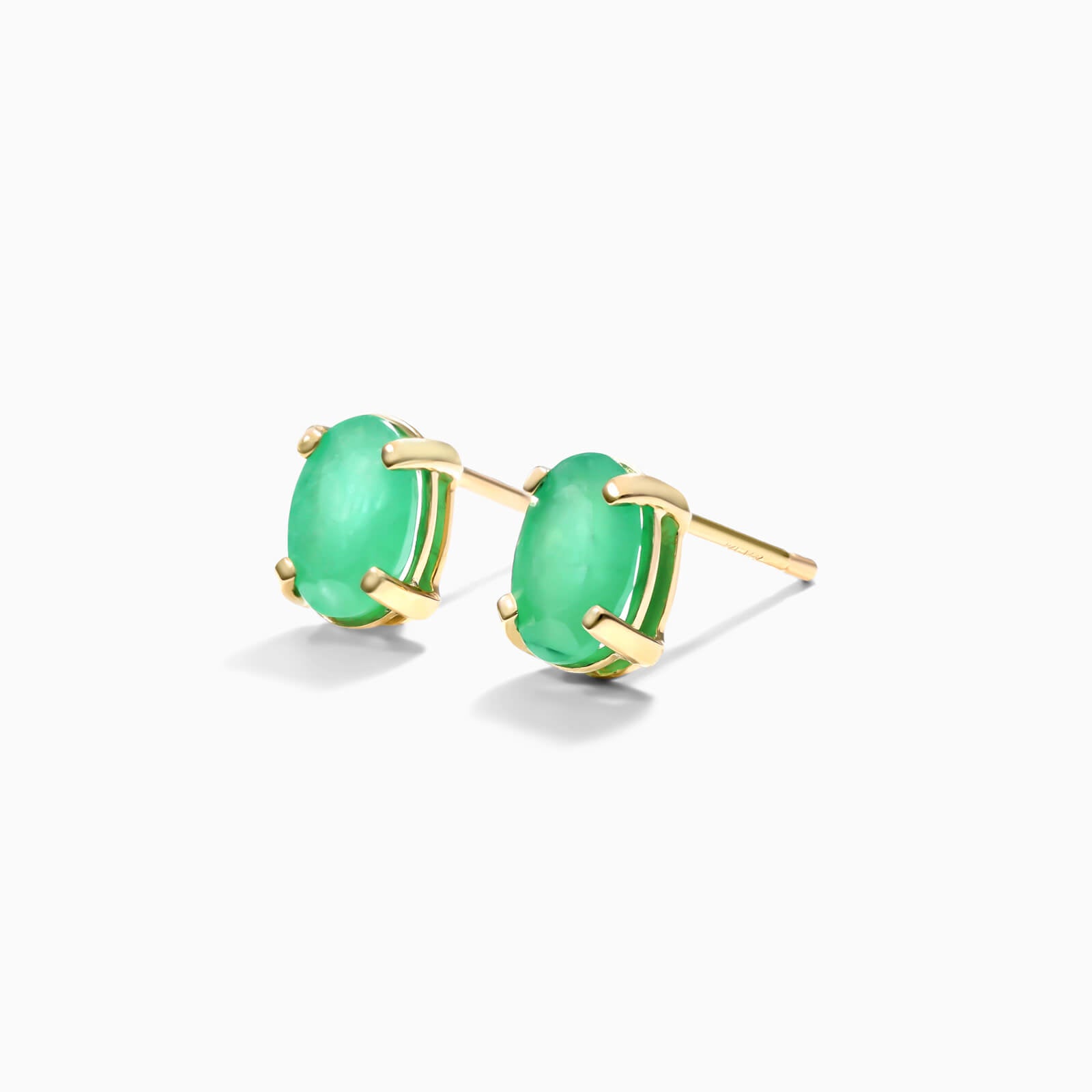 Brinco De Ouro 18k Feminino Esmeralda de Luxo Soul