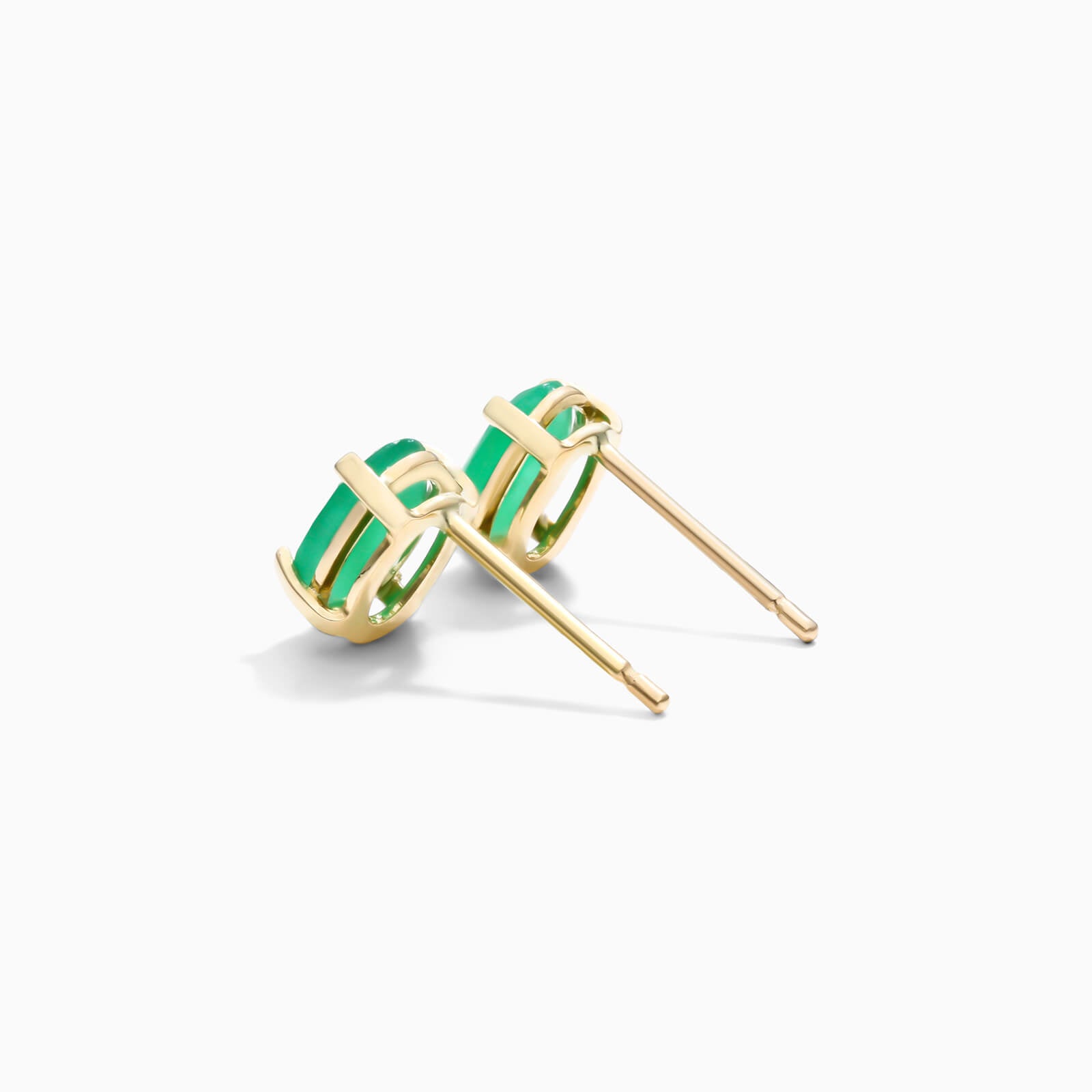 Brinco De Ouro 18k Feminino Esmeralda de Luxo Soul