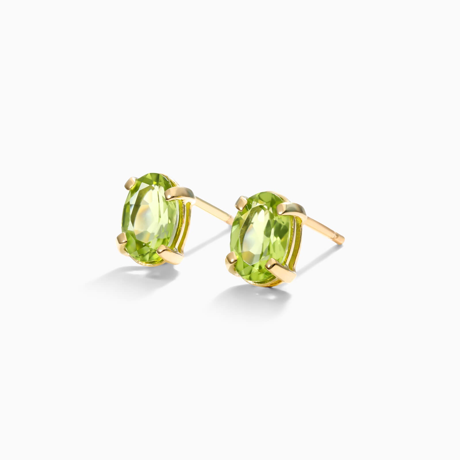 Brinco De Ouro 18k Feminino c/ Peridoto de Luxo Soul