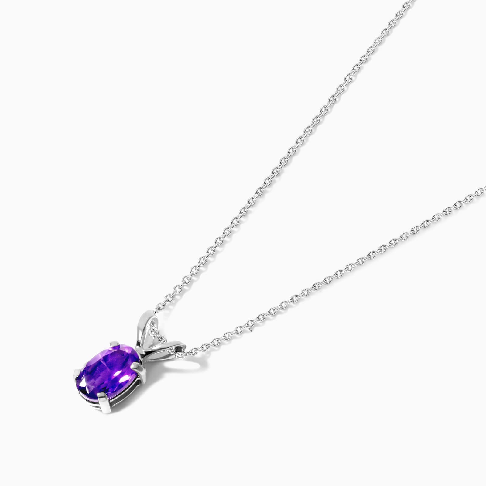 Corrente feminina em Ouro 18k ponto de luz ametista Luxo | Ametista, white | AUREA FINE JEWELRY