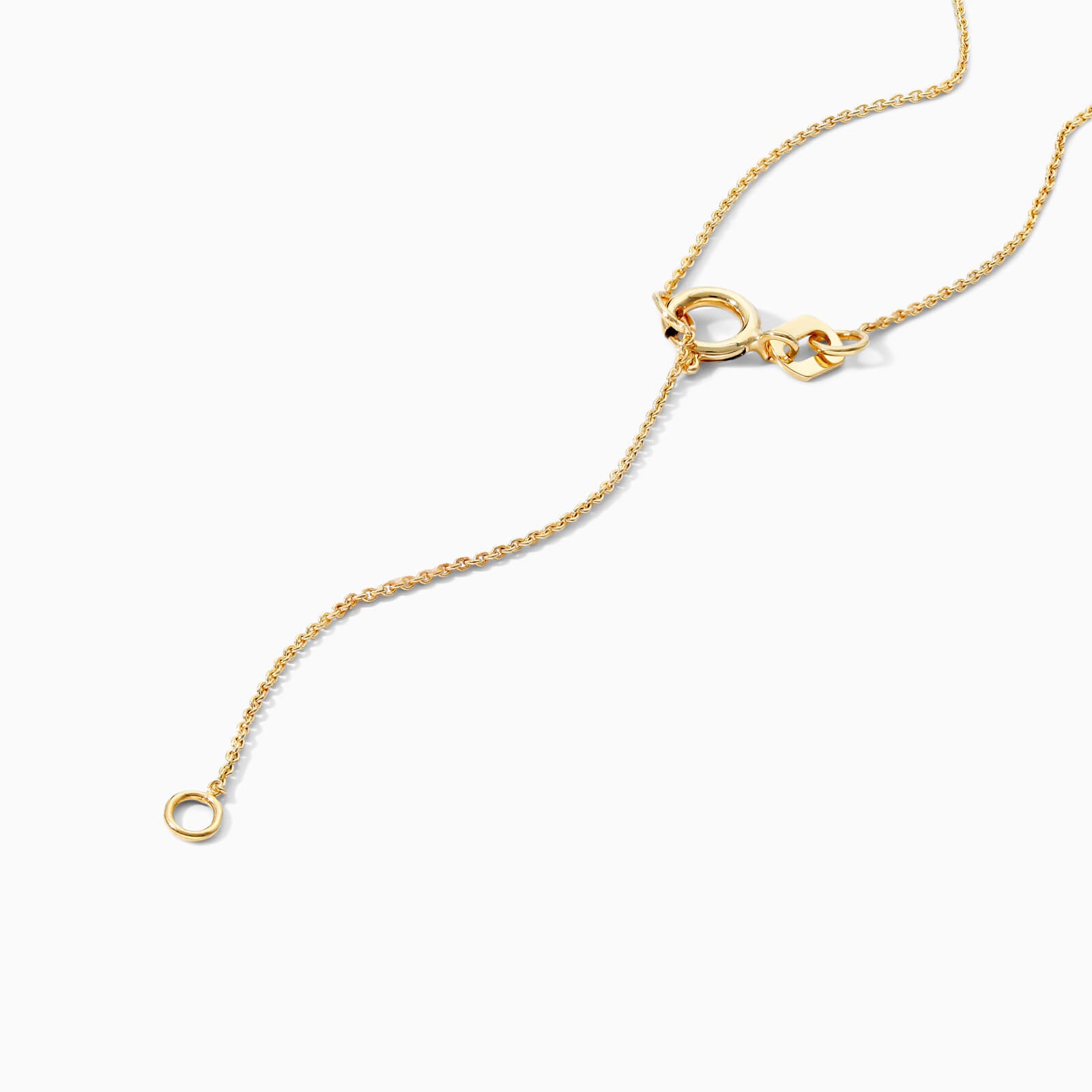 Corrente feminina em Ouro 18k ponto de luz Periodoto Luxo