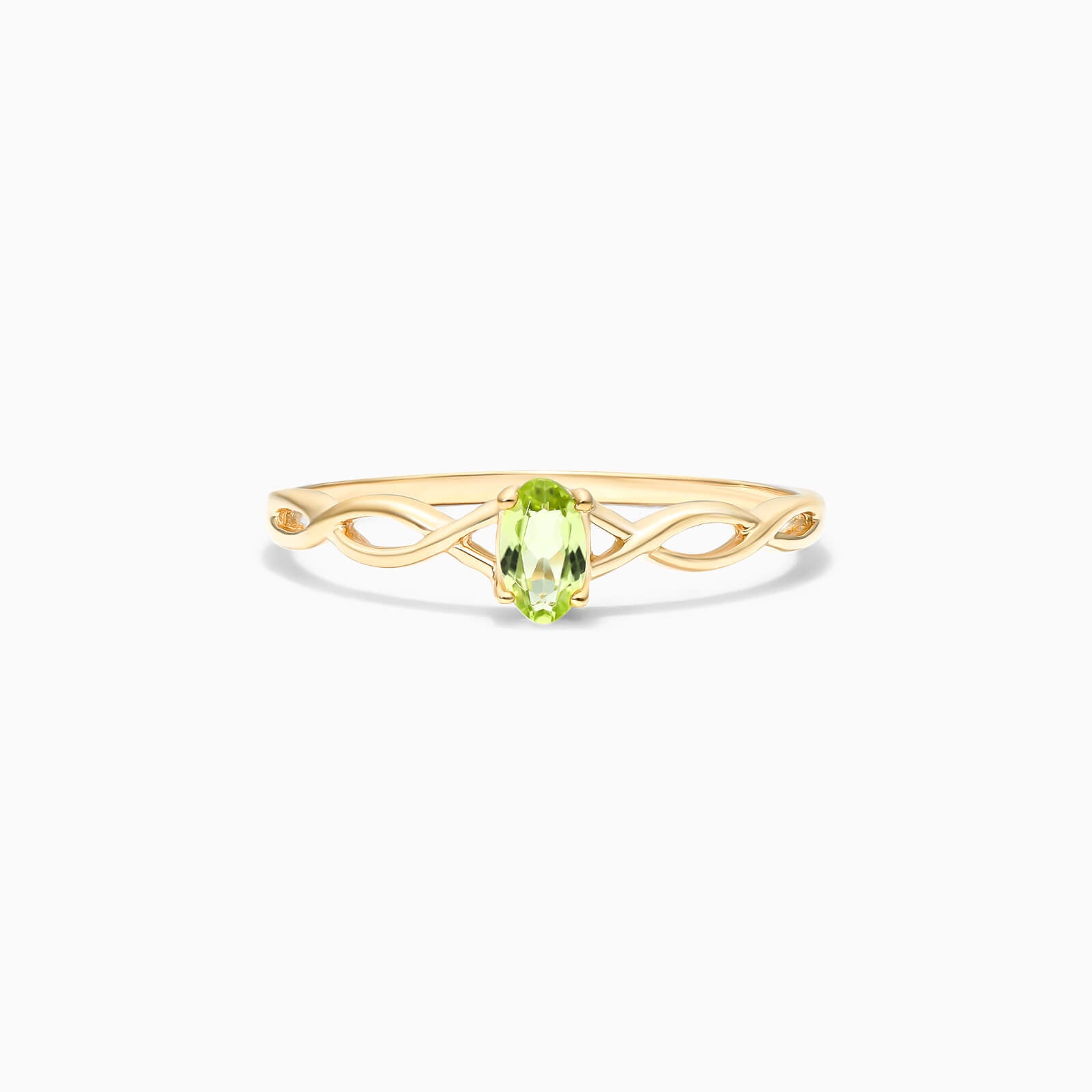 Anel De Ouro 18k Pedra Preciosa Peridoto de Luxo | New | anel-de-noivado, Anéis, Esmeralda, noivado, yellow | AUREA FINE JEWELRY