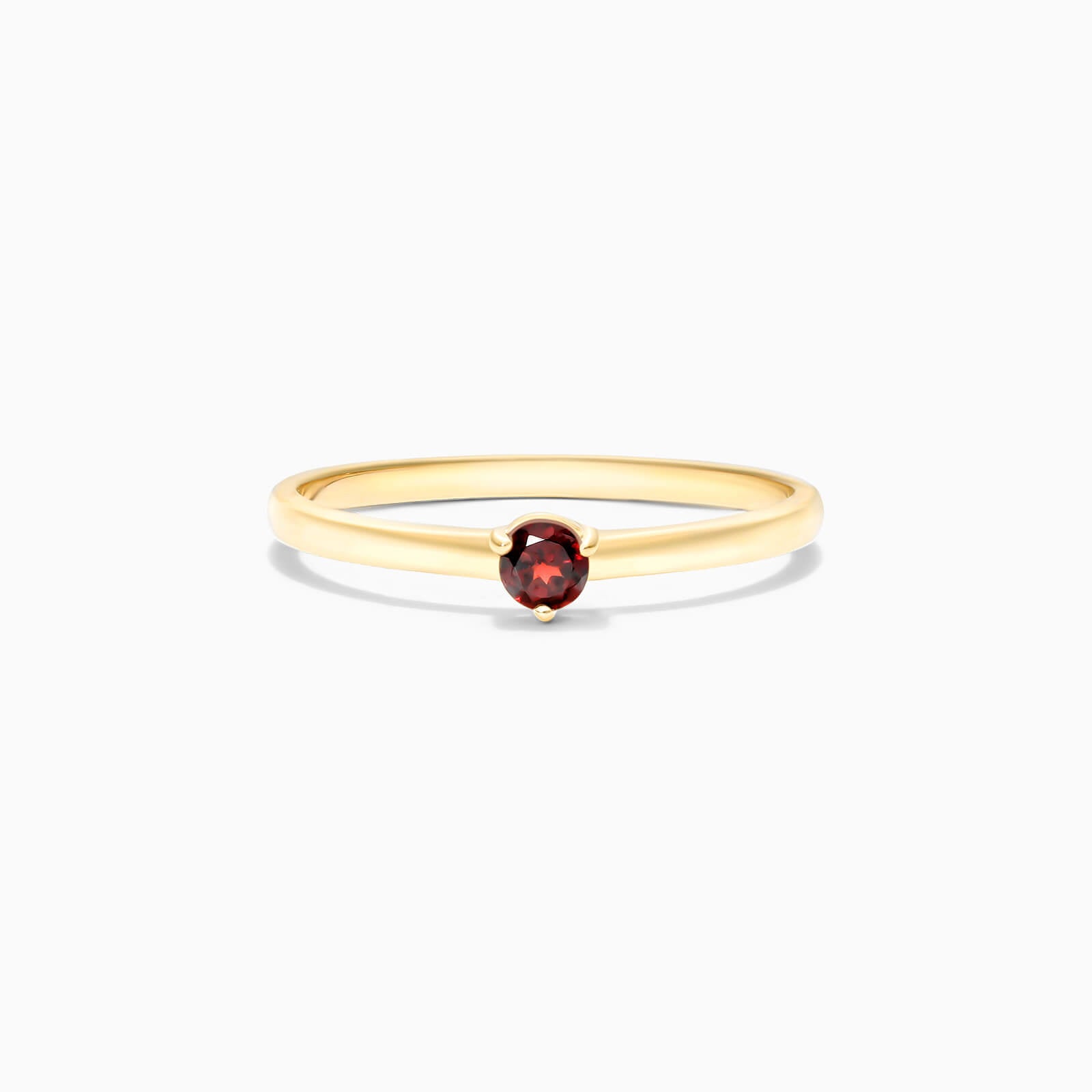 Anel De Ouro 18k Petite Granada Solitario Delicado Luxo | New | anel-de-noivado, Anéis, noivado, rubi, yellow | AUREA FINE JEWELRY