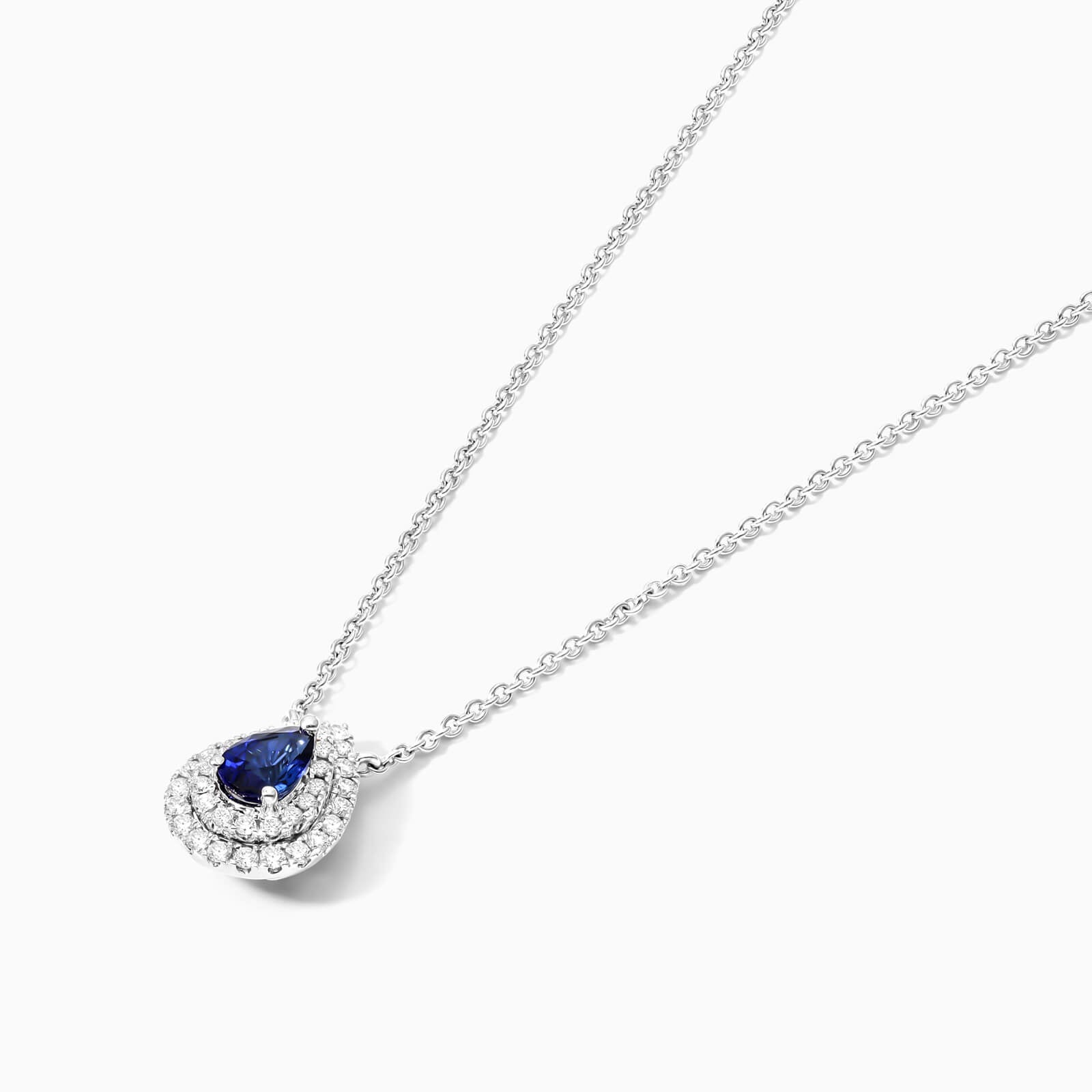 Corrente feminina em Ouro 18k diamantes e safira Luxo | diamante, Safira, white | AUREA FINE JEWELRY