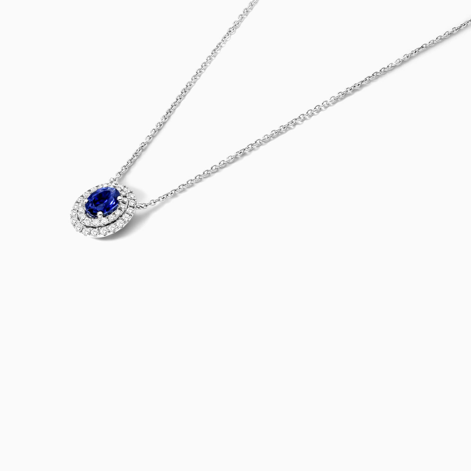 Corrente feminina em Ouro 18k diamantes e safira Luxo | diamante, Safira, white | AUREA FINE JEWELRY