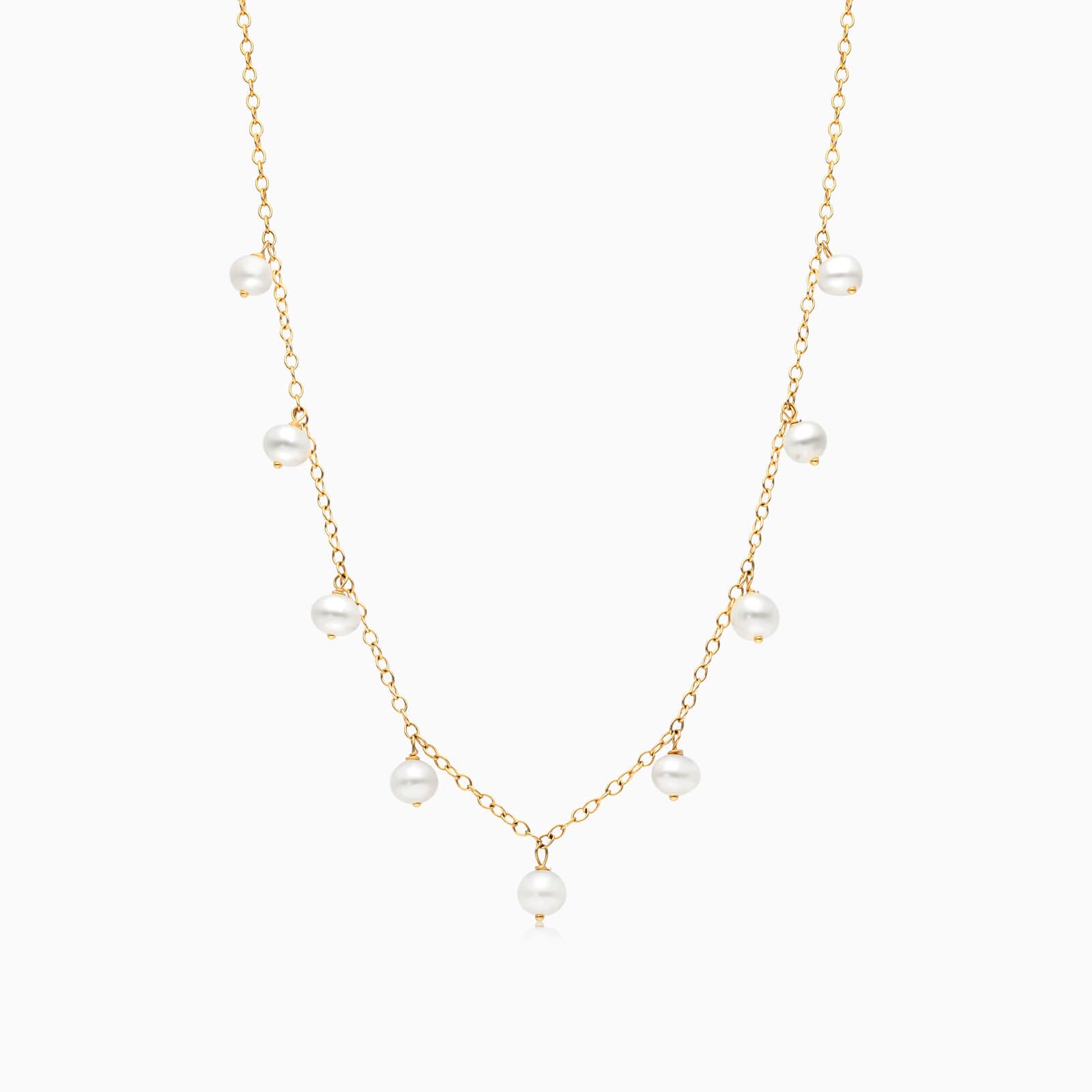 Colar Feminino De Perolas em Ouro Amarelo 18k De Luxo | yellow | AUREA FINE JEWELRY