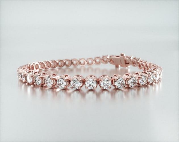Pulseira Riviera de ouro diamantes legítimos 7 quilates
