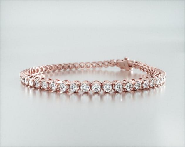 Pulseira Riviera de ouro diamantes legítimos 4 quilates