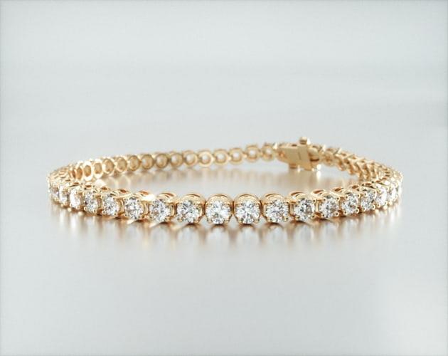 Pulseira Riviera de ouro diamantes legítimos 5 quilates