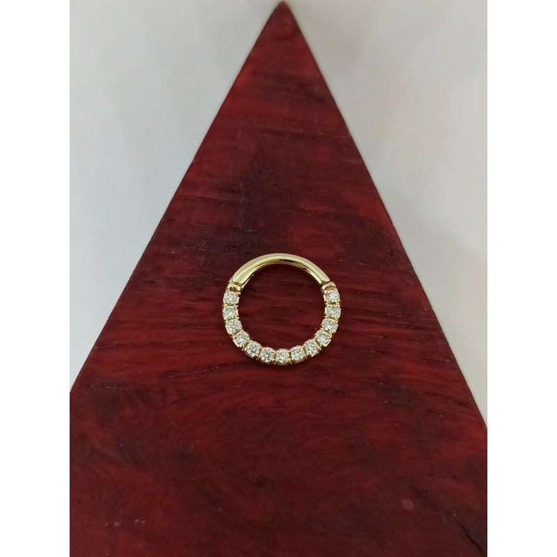 Piercing Nariz Ouro Diamante Daith Septo Helix Nostril