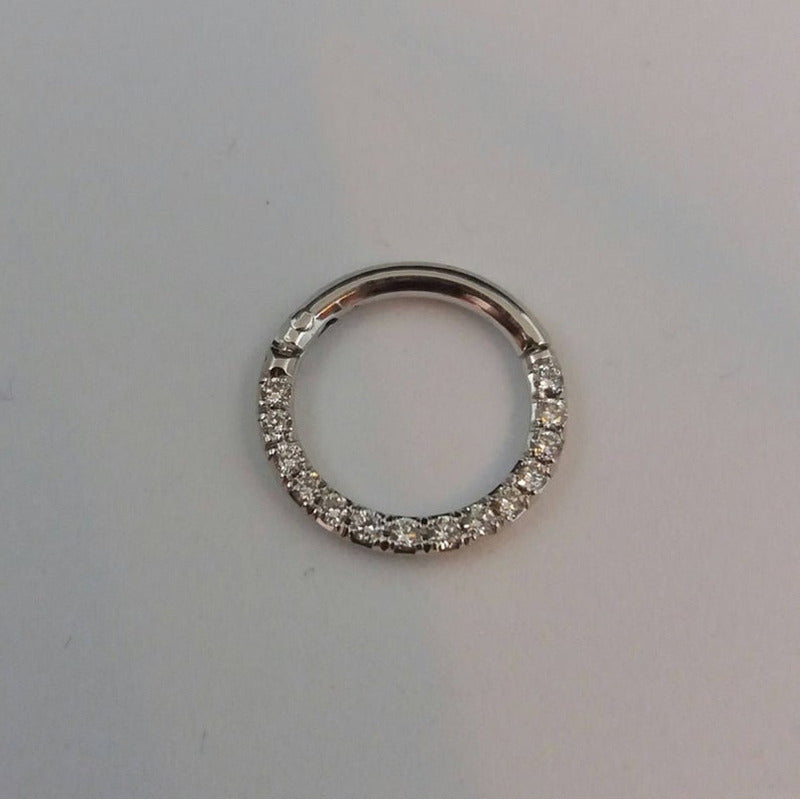Piercing Nariz Ouro Diamante Daith Septo Helix Nostril