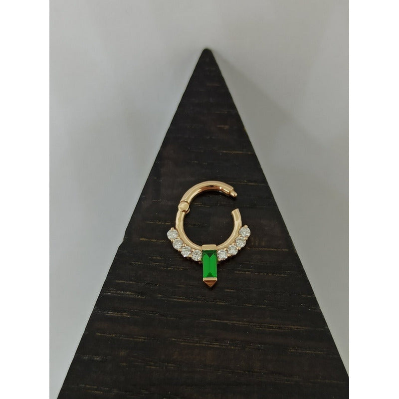 Piercing Nariz Ouro Diamante Daith Septo Helix Nostril