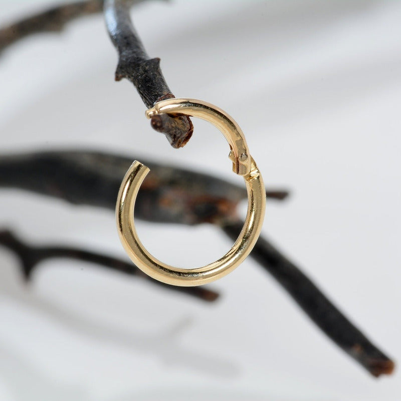 Piercing Nariz Ouro 18k Conch Daith Septo Helix Nostril