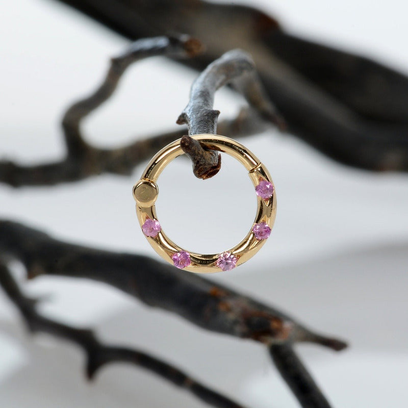Piercing Nariz Ouro Cartilagem Daith Septo Helix Nostril - AUREA FINE JEWELRY