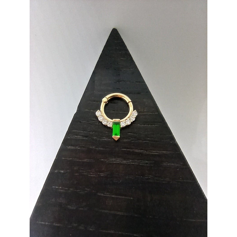 Piercing Nariz Ouro Diamante Daith Septo Helix Nostril