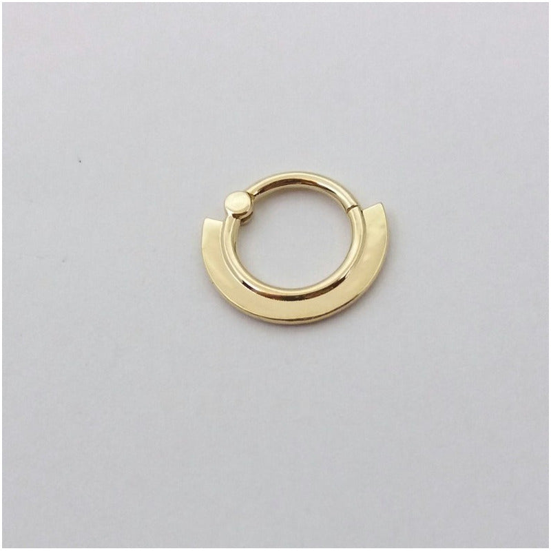 Piercing Nariz Ouro 18k Conch Daith Septo Helix Nostril - AUREA FINE JEWELRY