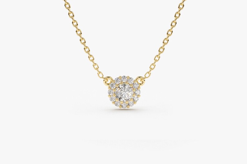 Colar Corrente Cluster Feminina em Ouro Amarelo 18k c/ Diamante