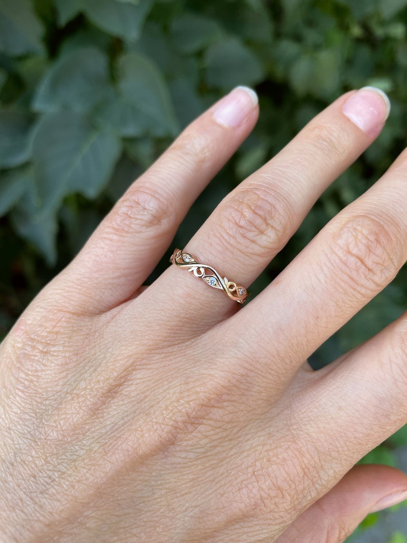 Par de Alianças de casamento noivado ouro 18k diamante Flowers