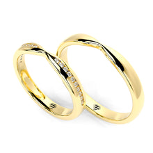 Par de Alianças de Casamento Noivado em Ouro 18k 3mm Simple