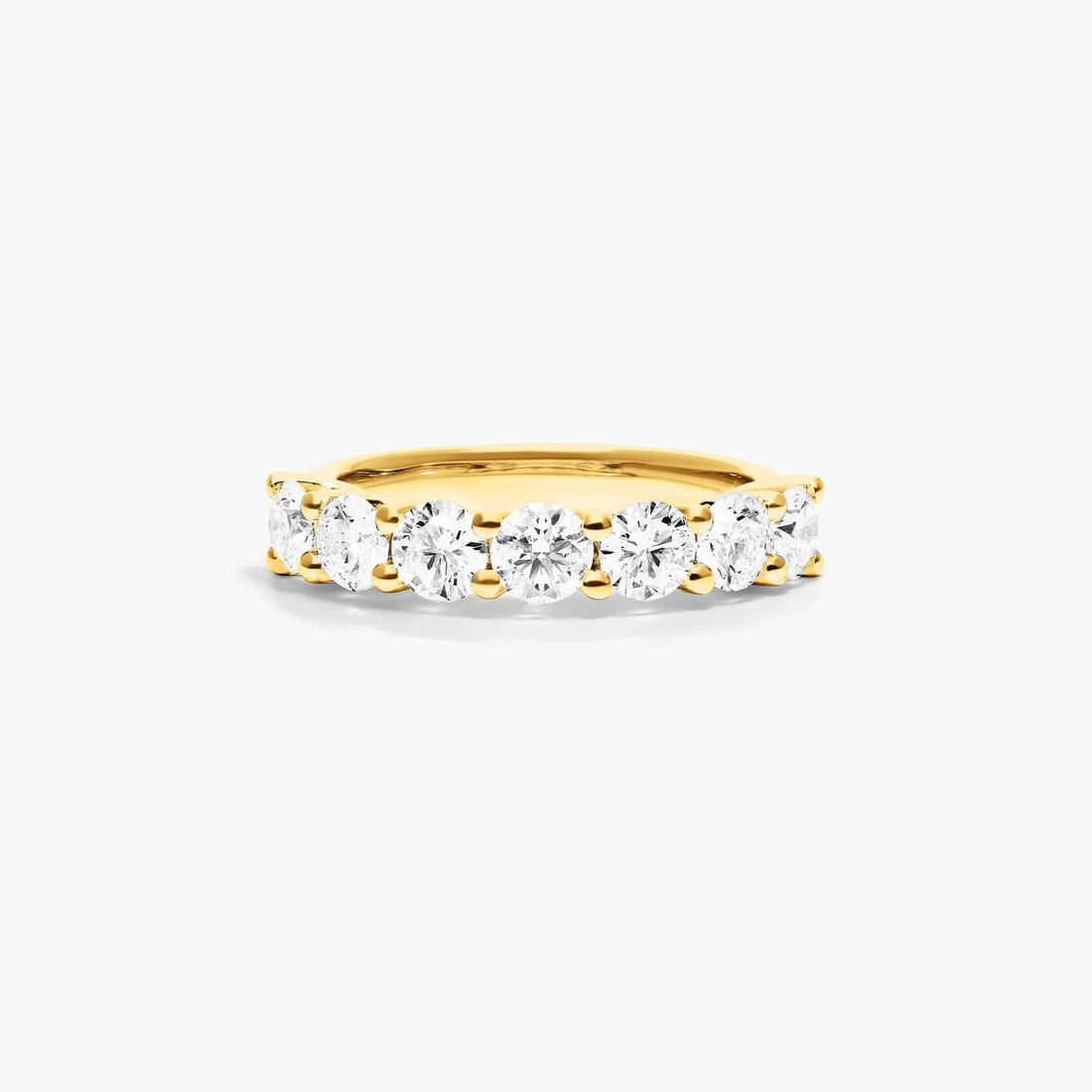 Anel de ouro feminino aparador meia aliança solitario com diamantes | New | Aparadores, diamante, yellow | AUREA FINE JEWELRY