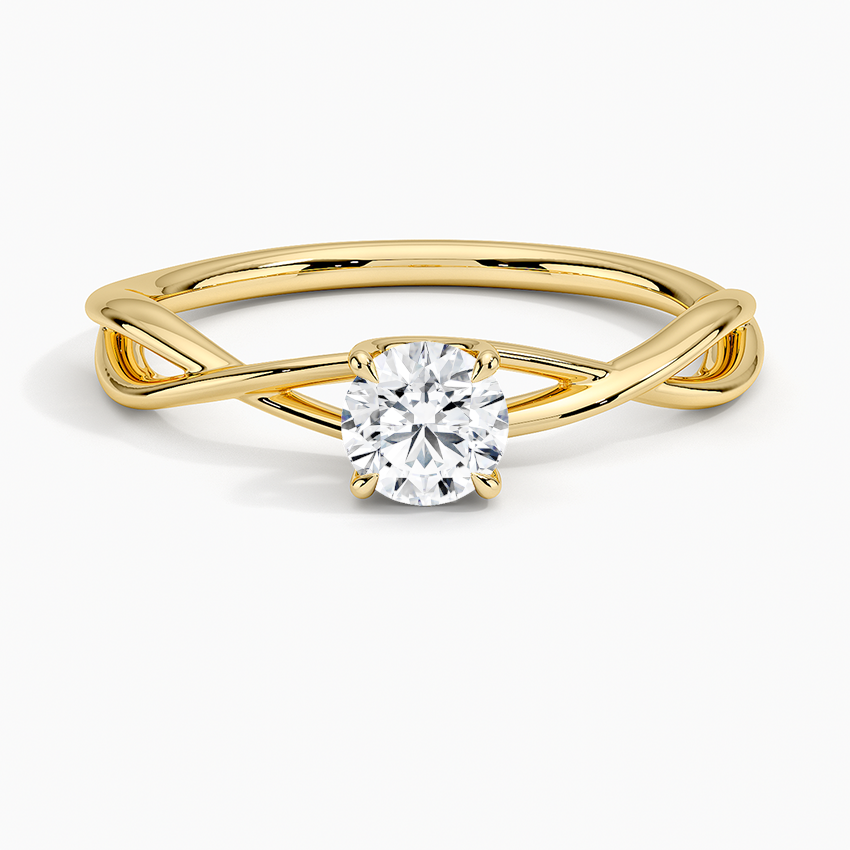 Anel de Noivado Solitário De Diamante Ouro 18k Elegance | New | anel-de-noivado, Anéis, diamante, Diamantes, noivado, pink, promo, white, yellow | AUREA FINE JEWELRY