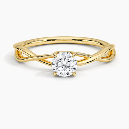 Anel de Noivado Solitário De Diamante Ouro 18k Elegance | New | anel-de-noivado, Anéis, diamante, Diamantes, noivado, pink, promo, white, yellow | AUREA FINE JEWELRY